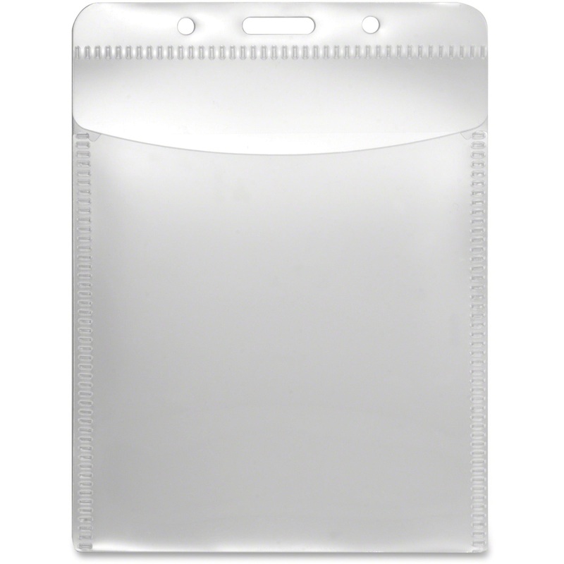 Advantus PVC-Free Vertical Badge Holder – AVT75604