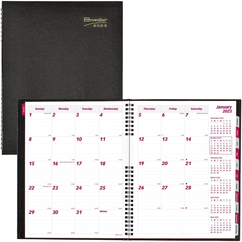 Brownline Monthly Planner – REDCB1262CBLK