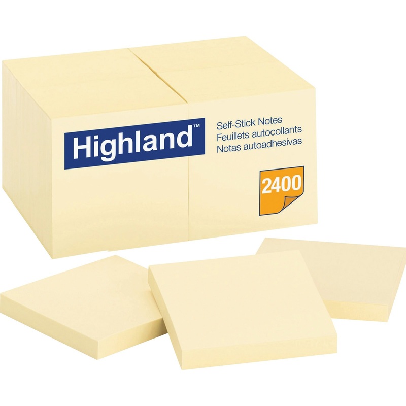 Highland Self-Sticking Notepads – MMM654924PK