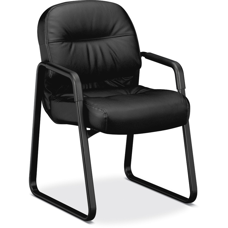 HON Pillow-Soft Guest Chair, Leather – HON2093SR11T