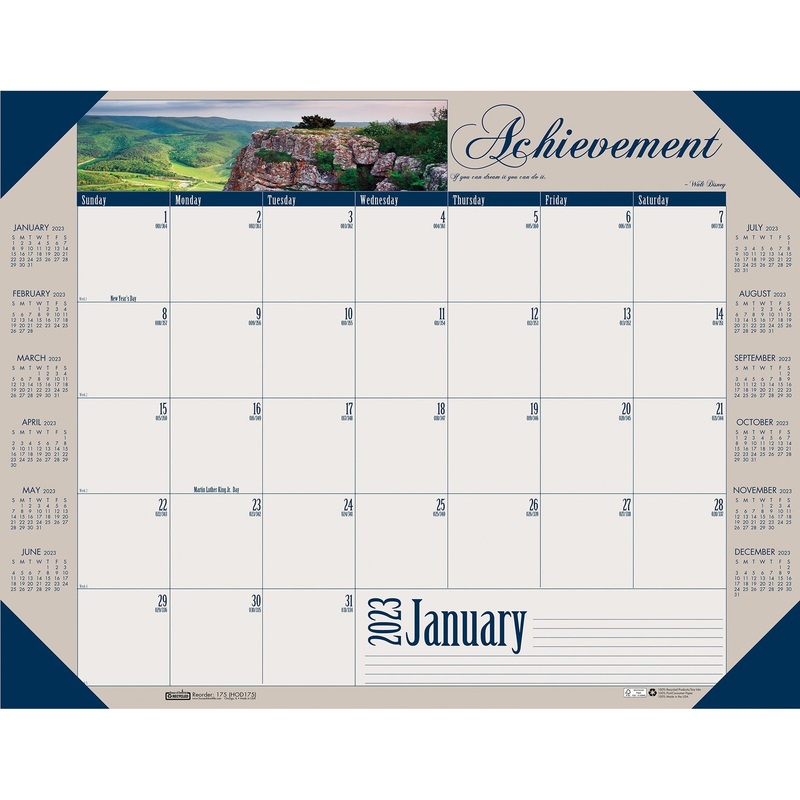 House of Doolittle Earthscapes Motivational Desk Pad – HOD175