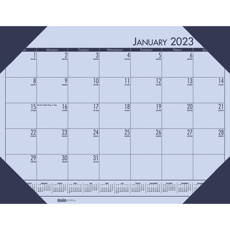 House of Doolittle Ecotones Compact Calendar Desk Pads – HOD12473