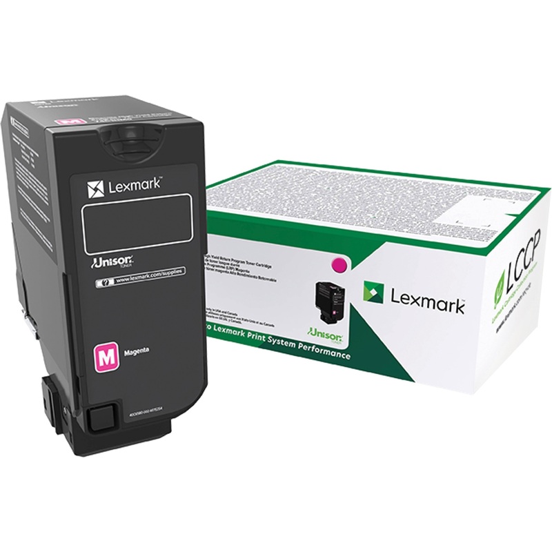 Lexmark Original High Yield Laser Toner Cartridge – Magenta – 1 Each – LEX74C0HMG