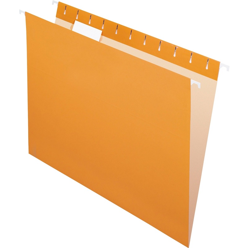 Pendaflex Essentials 1/5 Tab Cut Letter Recycled Hanging Folder – PFX81607