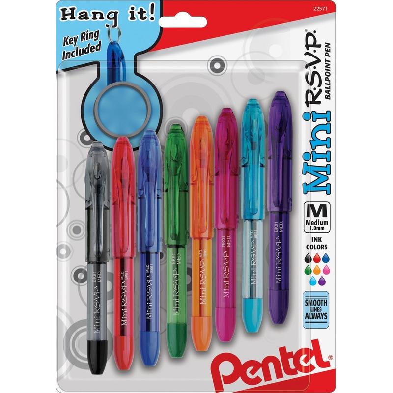 Pentel Mini R.S.V.P. Ballpoint Pens – PENBK91MNBP8M