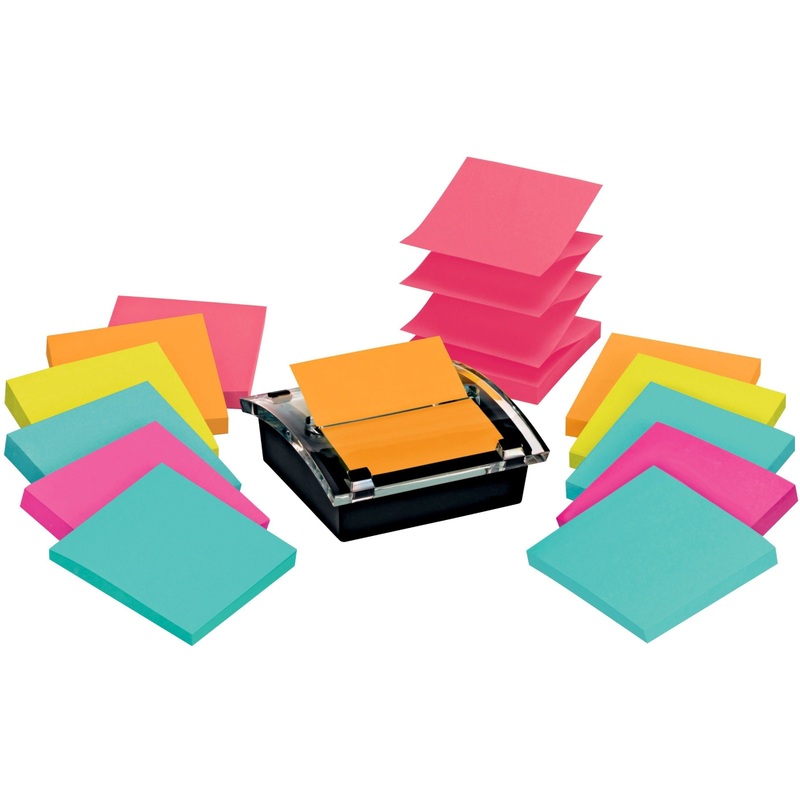Post-it Super Sticky Dispenser Notes and Dispenser – MMMDS330SSVA