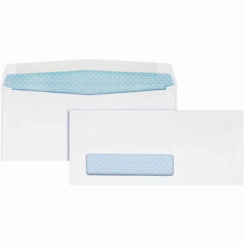 Quality Park No. 8-5/8 Single Window Security Tinted Check Envelope – QUA21012