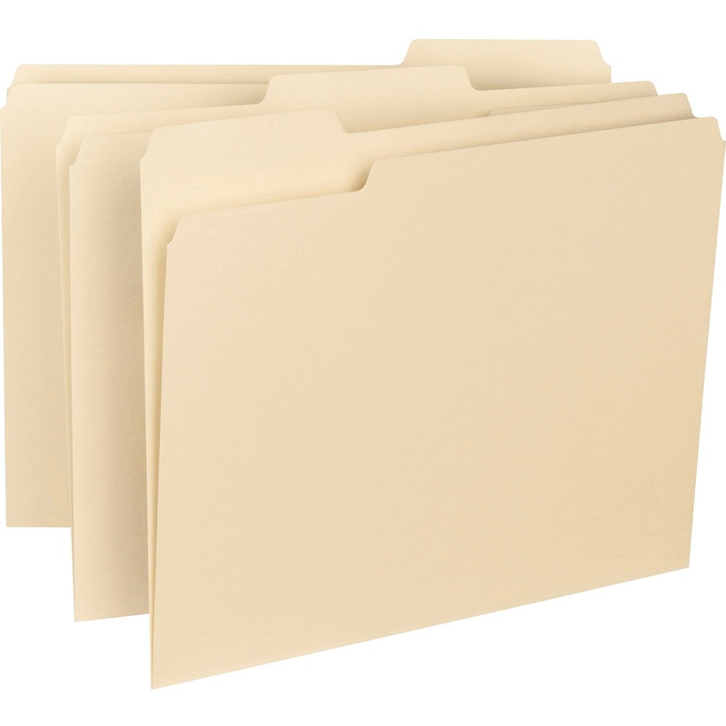 Smead 1/3 Tab Cut Letter Recycled Interior File Folder – SMD10230