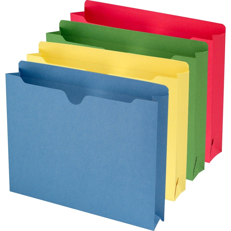 Smead Colored Straight Tab Cut Letter Recycled File Jacket – SMD75673