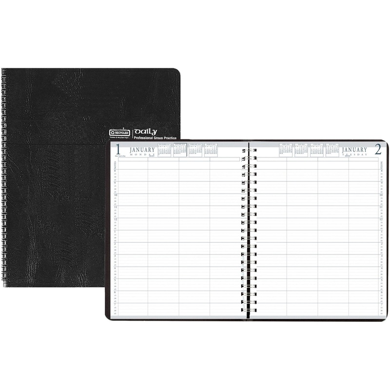 House of Doolittle 4-Person Embossed Cover Daily Appointment Book – HOD28202