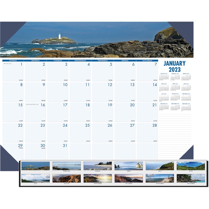 House of Doolittle EarthScapes Coastlines Desk Pad – HOD178