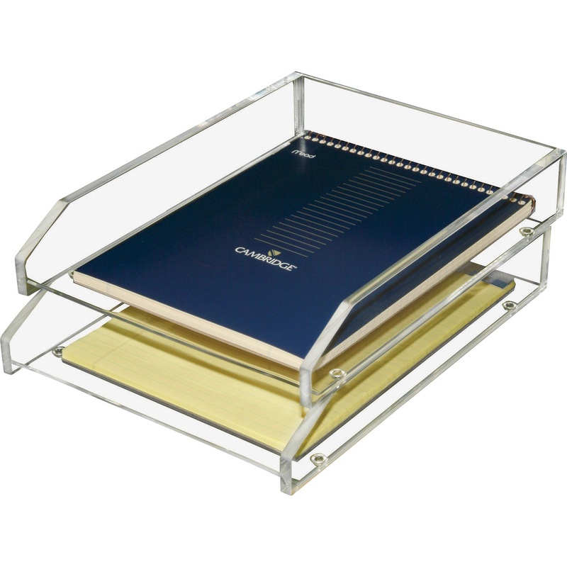 Kantek Acrylic Double Letter Tray – KTKAD15