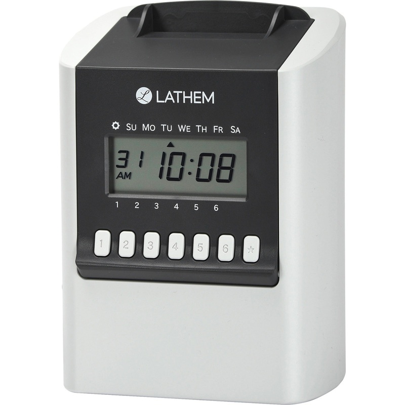 Lathem 700E Calculating Electronic Time Clock – LTH700E