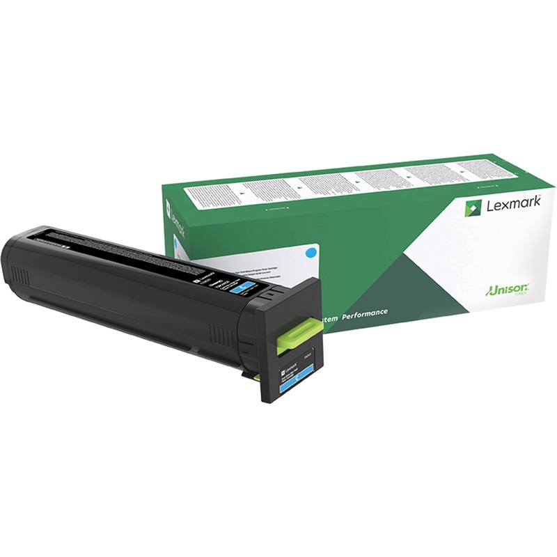Lexmark Original High Yield Laser Toner Cartridge – Cyan – 1 Each – LEX82K0HCG