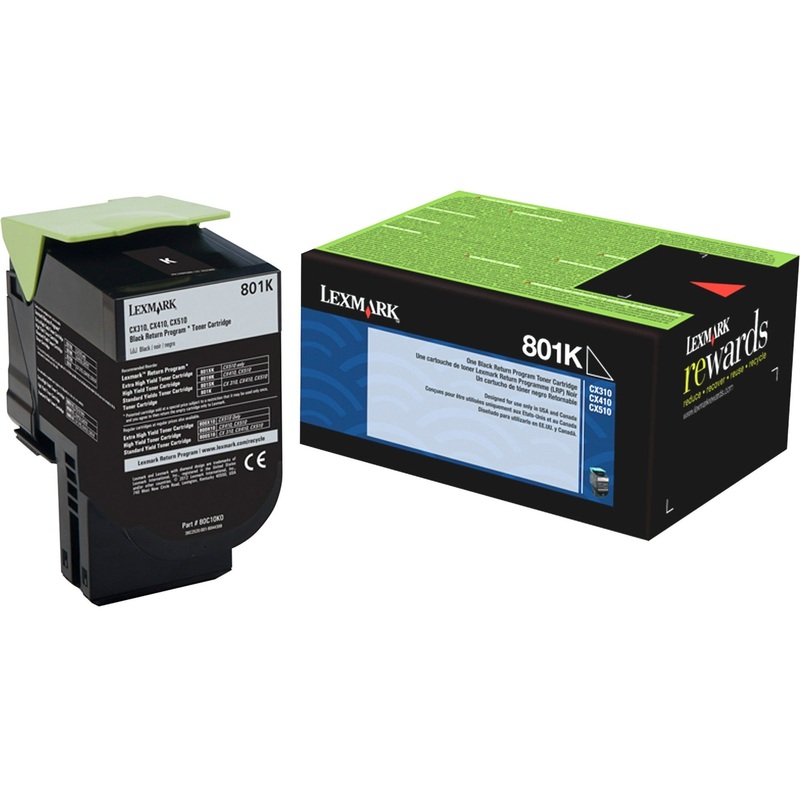 Lexmark Unison 801K Toner Cartridge – LEX80C10K0