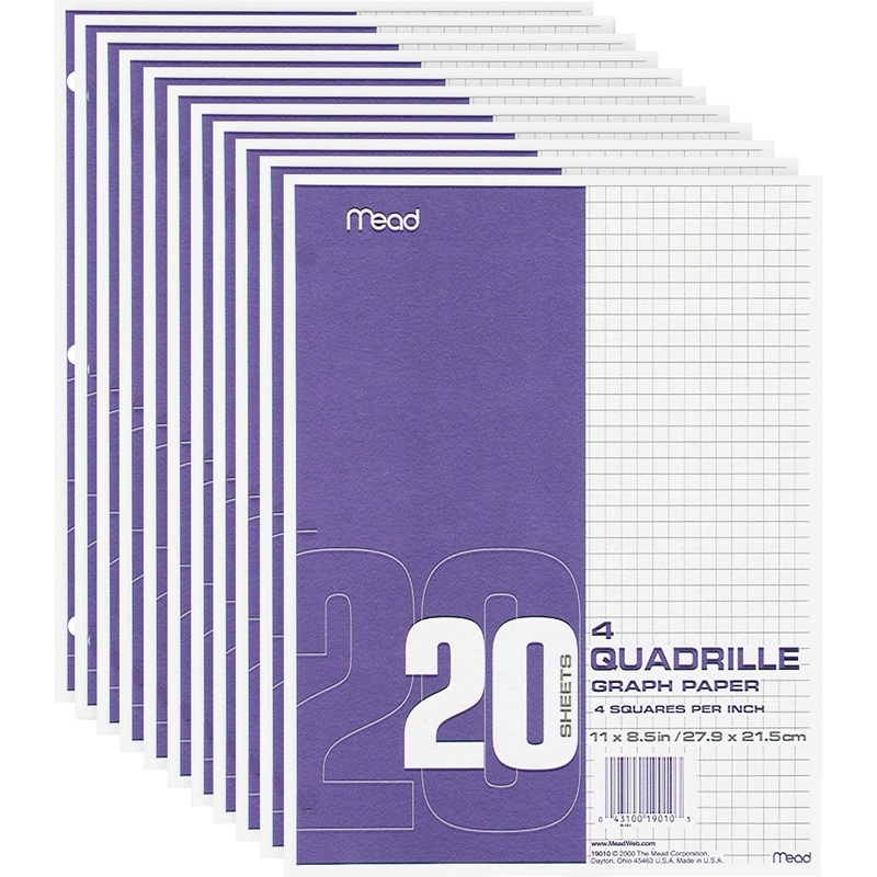 Mead Paper Filler Quad Ruled – MEA19010