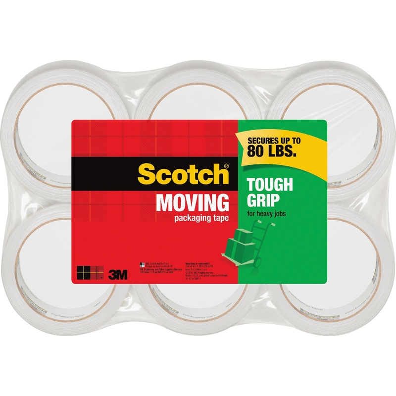 Scotch Tough Grip Moving Packaging Tape – MMM3500406