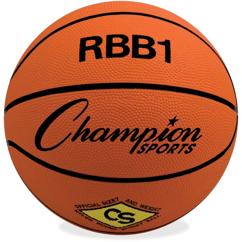 Champion Sports Size 7 Rubber Basketball Orange – CSIRBB1