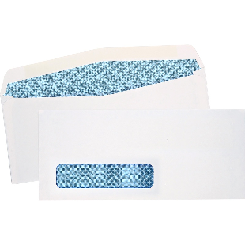 Quality Park No. 10 Single Window Security Tinted Business Envelopes – QUA90130