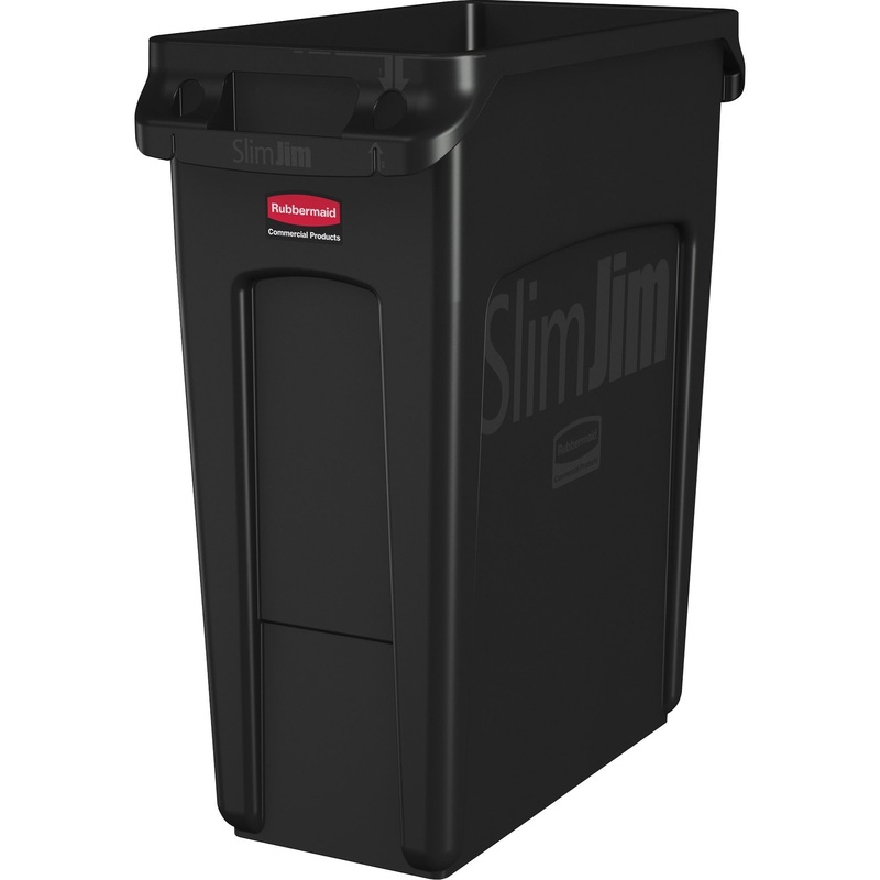 Rubbermaid Commercial Slim Jim 16-Gallon Vented Waste Container – RCP1955959