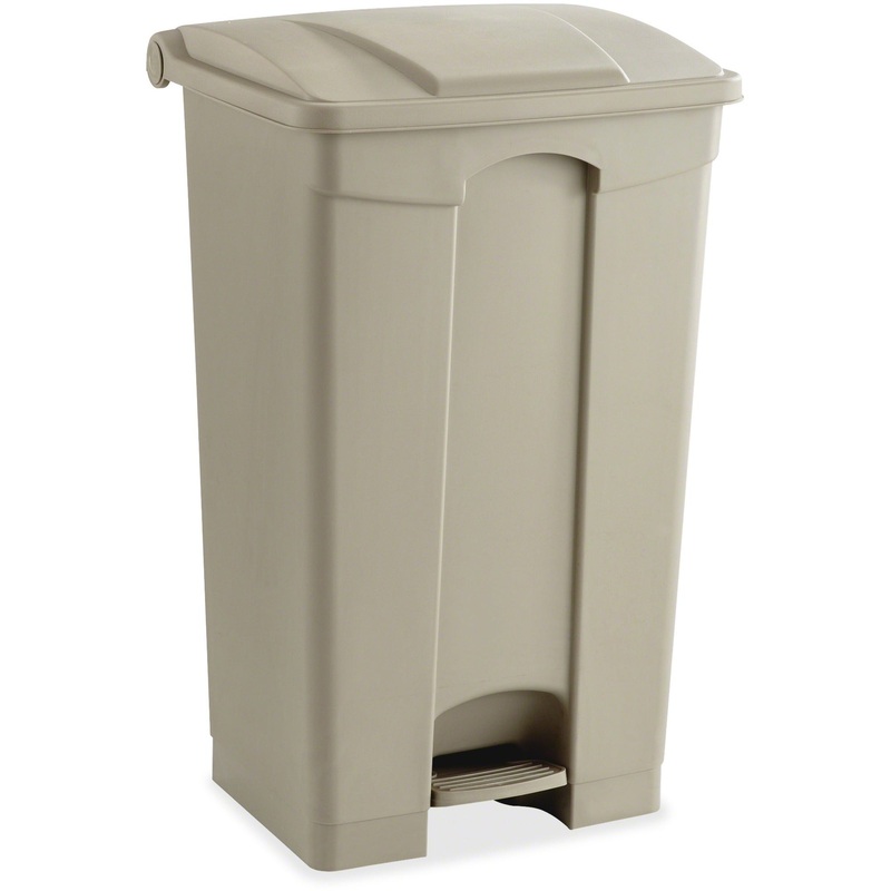 Safco Plastic Step-on Waste Receptacle – SAF9923TN