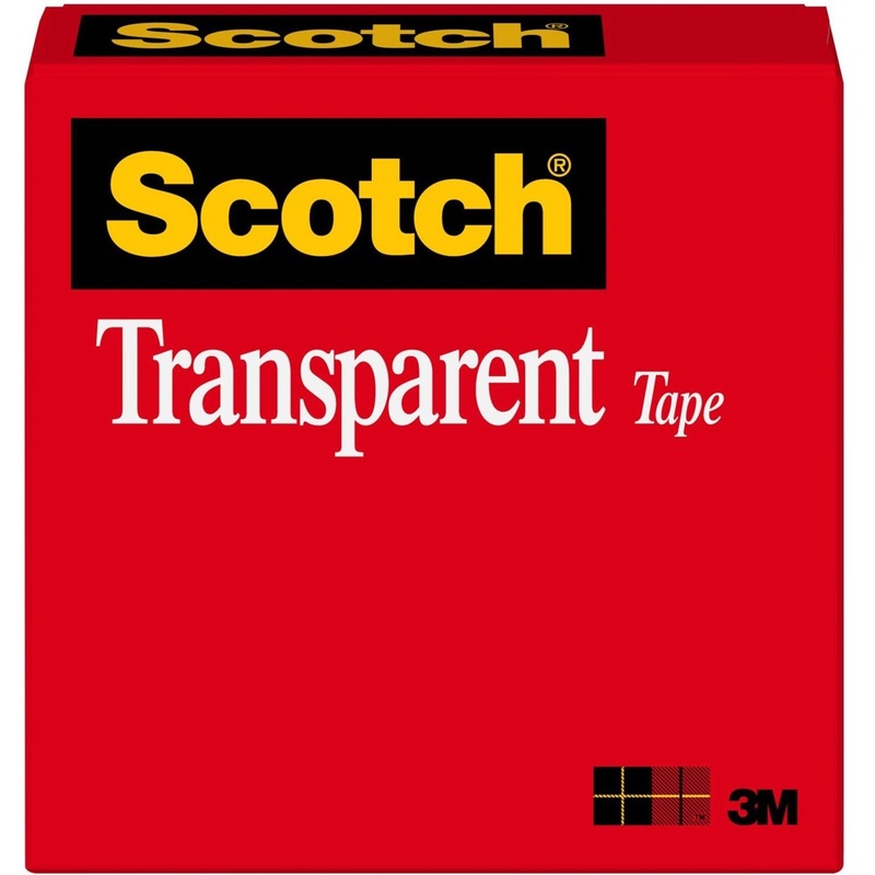Scotch Transparent Tape – 3/4W – MMM600341296