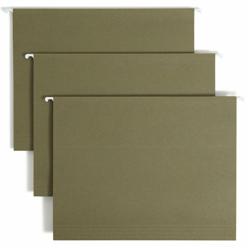 Smead 1/5 Tab Cut Letter Recycled Hanging Folder – SMD65001
