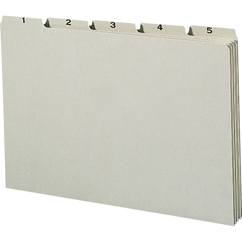 Smead 100% Recycled Filing Guides with Daily Indexing – SMD52369