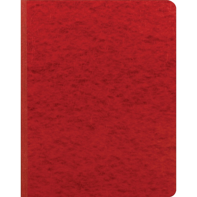 Smead Premium Pressboard Report Cover, Metal Prong with Compressor, Side Fastener, 3 Capacity, Letter Size, Bright Red, 25 per Box (81252) – SMD81252