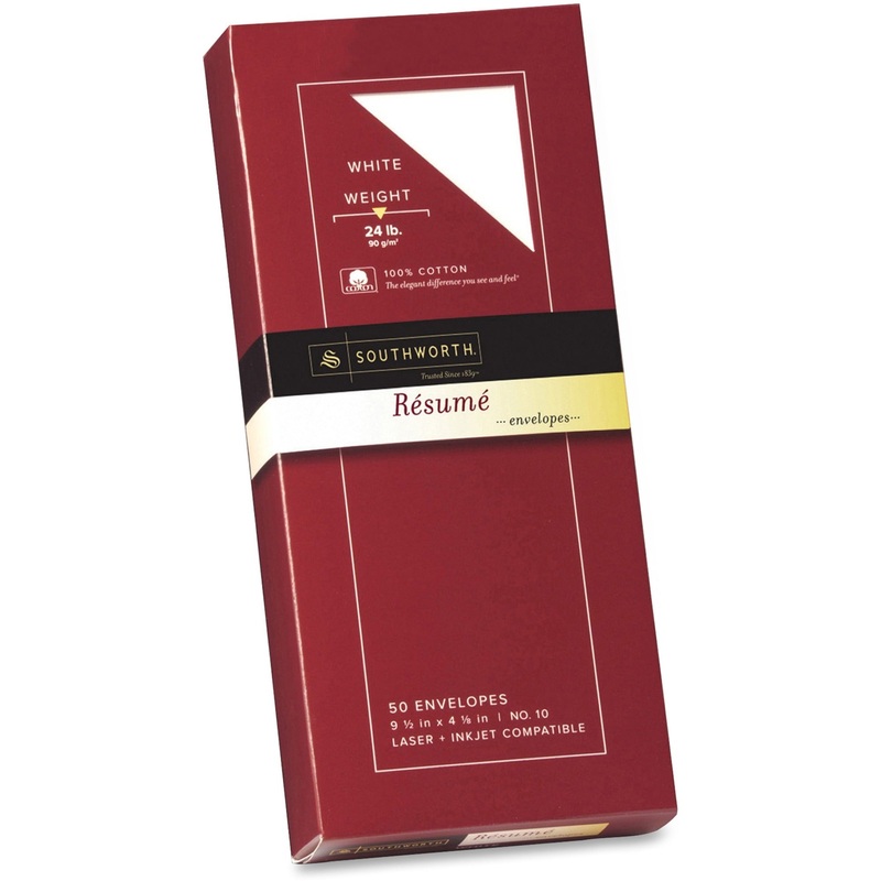 Southworth 100% Cotton No. 10 Resume Envelopes – SOUR1410L