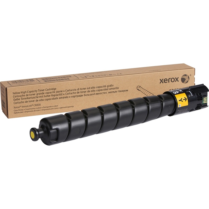 Xerox Original High Yield Laser Toner Cartridge – Yellow – 1 Each – XER106R04048