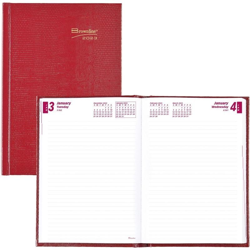 Brownline Daily Planner – REDCB389RED