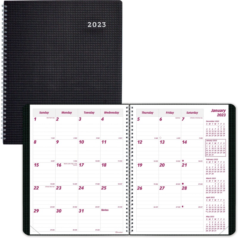 Brownline Monthly Planner – REDCB1200VBLK