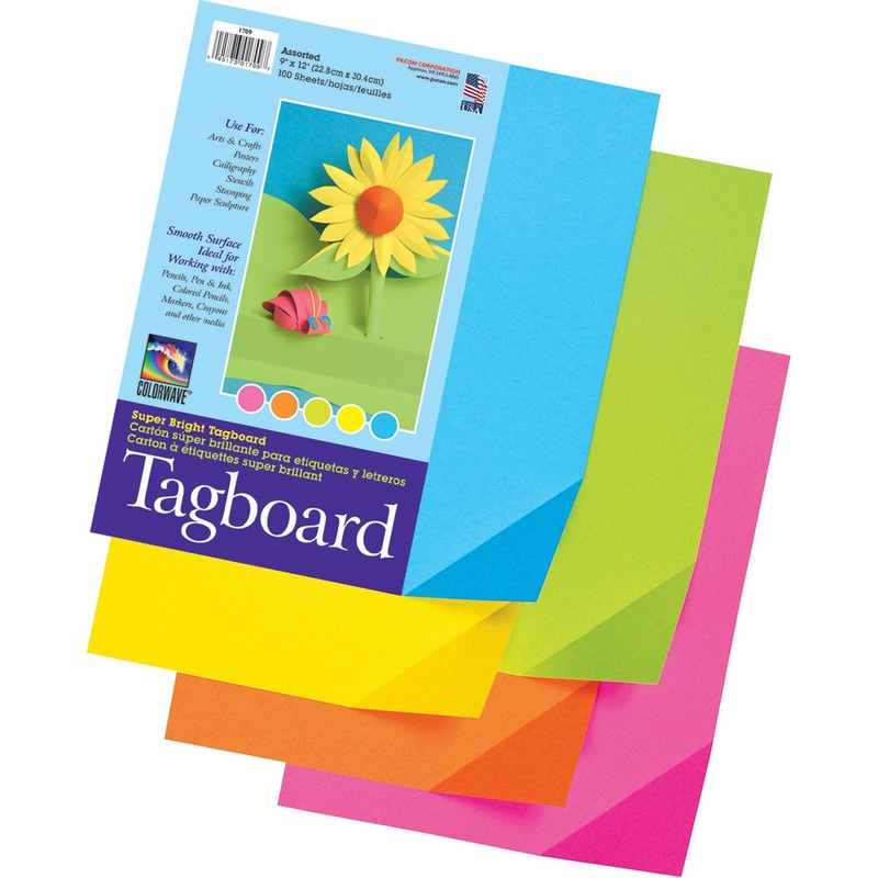 Pacon Super Bright Tagboard – PAC1709