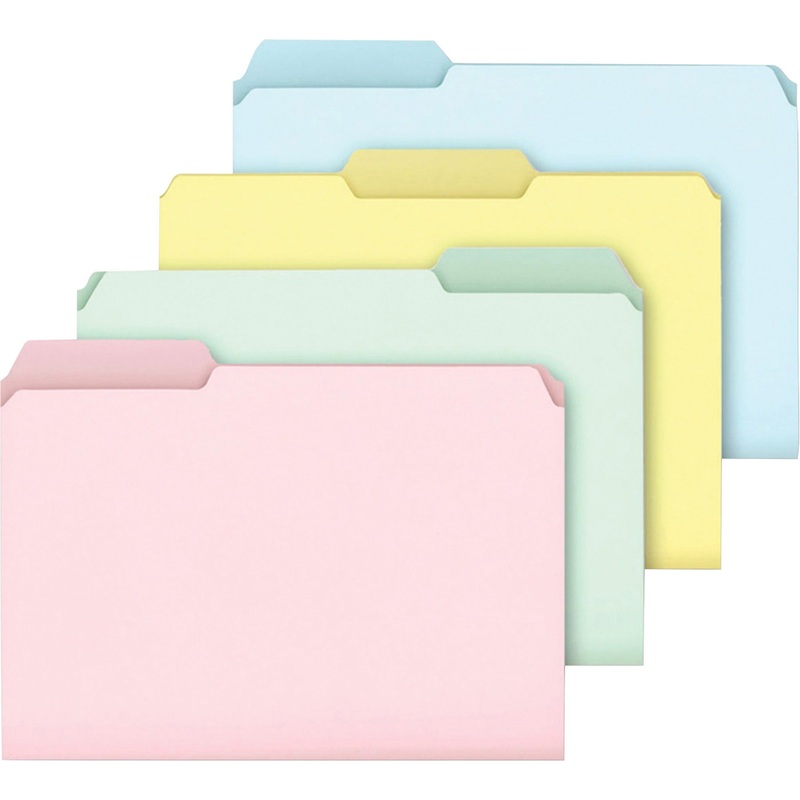 Pendaflex 1/3 Tab Cut Letter Recycled Top Tab File Folder – PFXC2113PASR