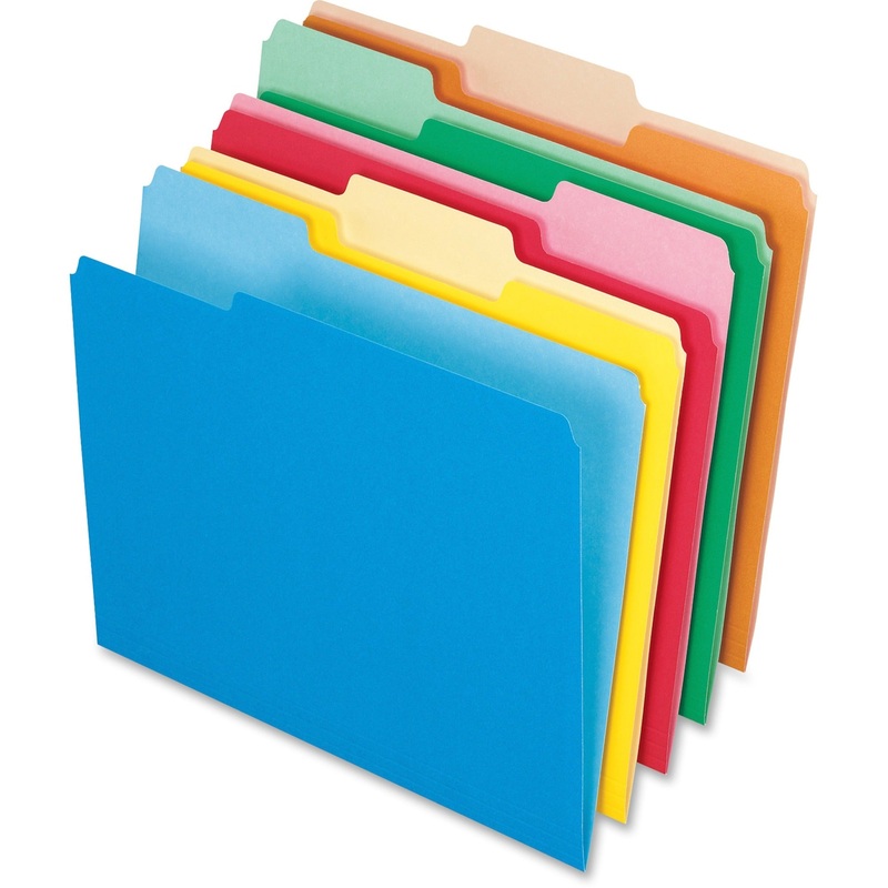 Pendaflex 1/3 Tab Cut Letter Top Tab File Folder – PFX15213ASST