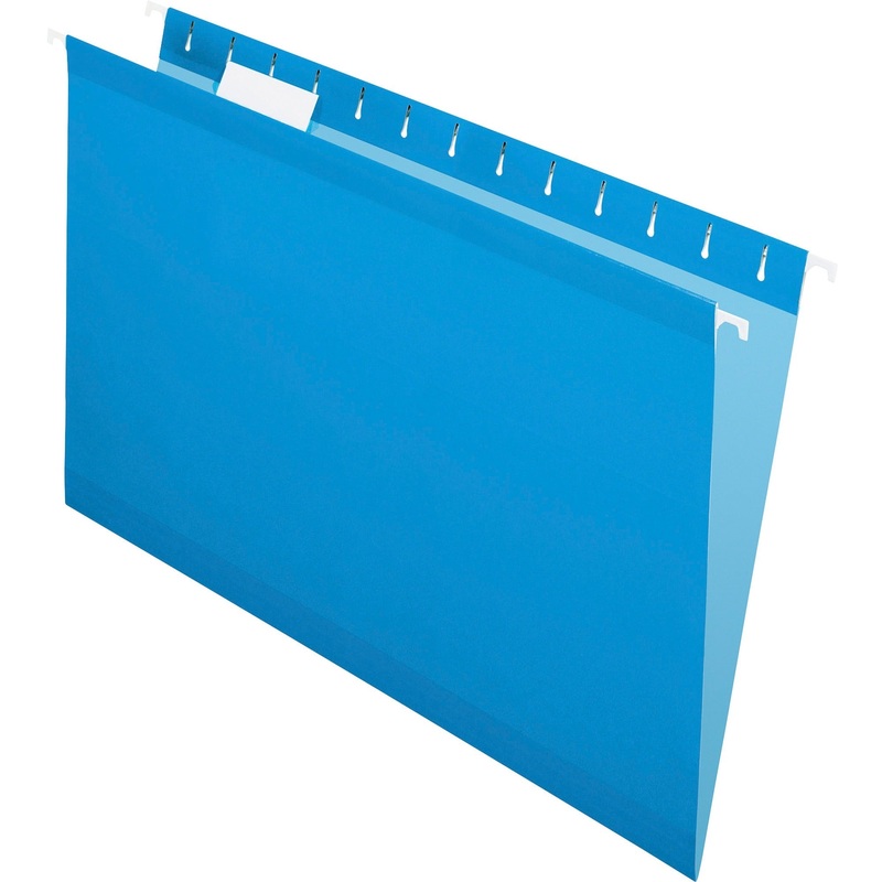 Pendaflex 1/5 Tab Cut Legal Recycled Hanging Folder – PFX415315BLU