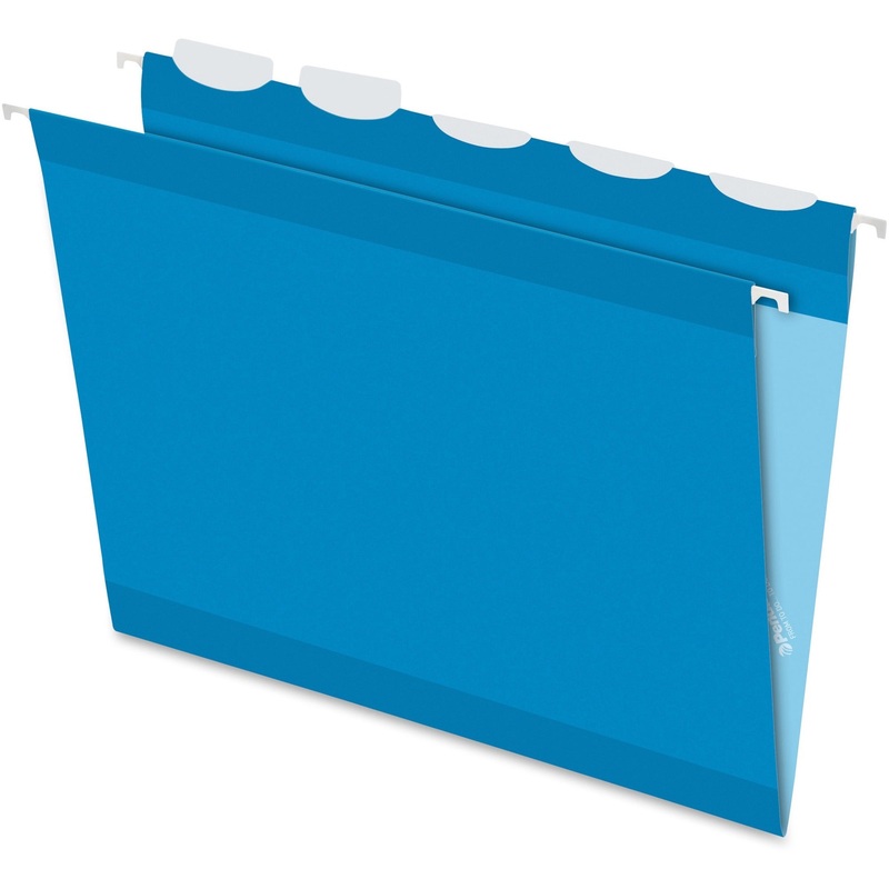 Pendaflex Ready-Tab 1/5 Tab Cut Letter Recycled Hanging Folder – PFX42622