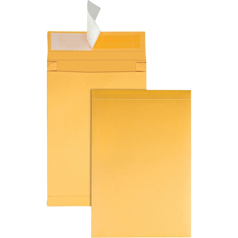 Quality Park 9 x 12 x 2 Expansion Envelopes with Self-Seal Closure – QUA93334