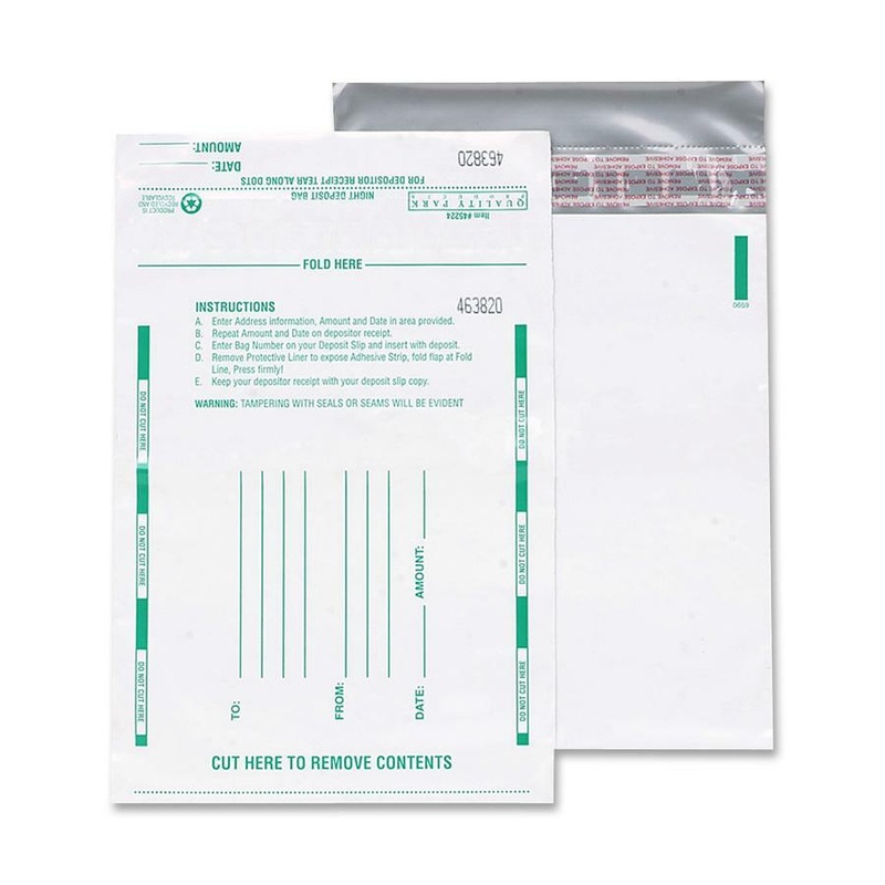 Quality Park Night Deposit Bags – QUA45228