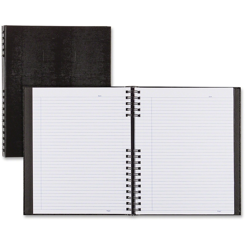 Rediform NotePro Twin – wire Composition Notebook – Letter – REDA10150BLK
