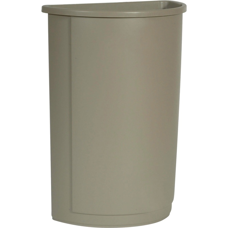 Rubbermaid Commercial Half Round Wastebaskets – RCP352000BG