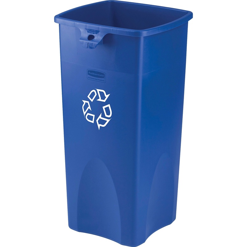 Rubbermaid Commercial Untouchable Square Recycling Container – RCP356973BE