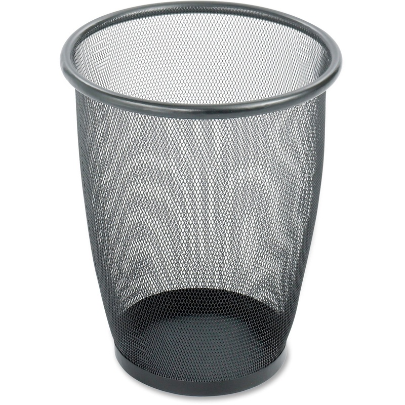 Safco Round Mesh Wastebaskets – SAF9717BL