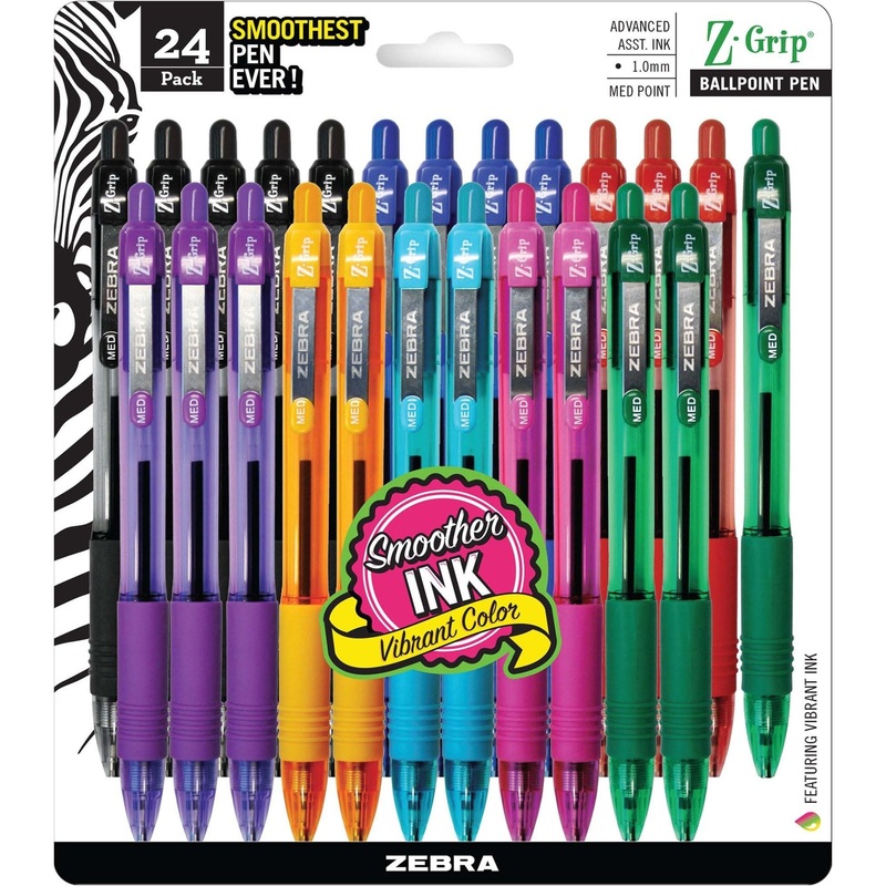 Zebra Z-Grip Retractable Ballpoint Pens – ZEB12223