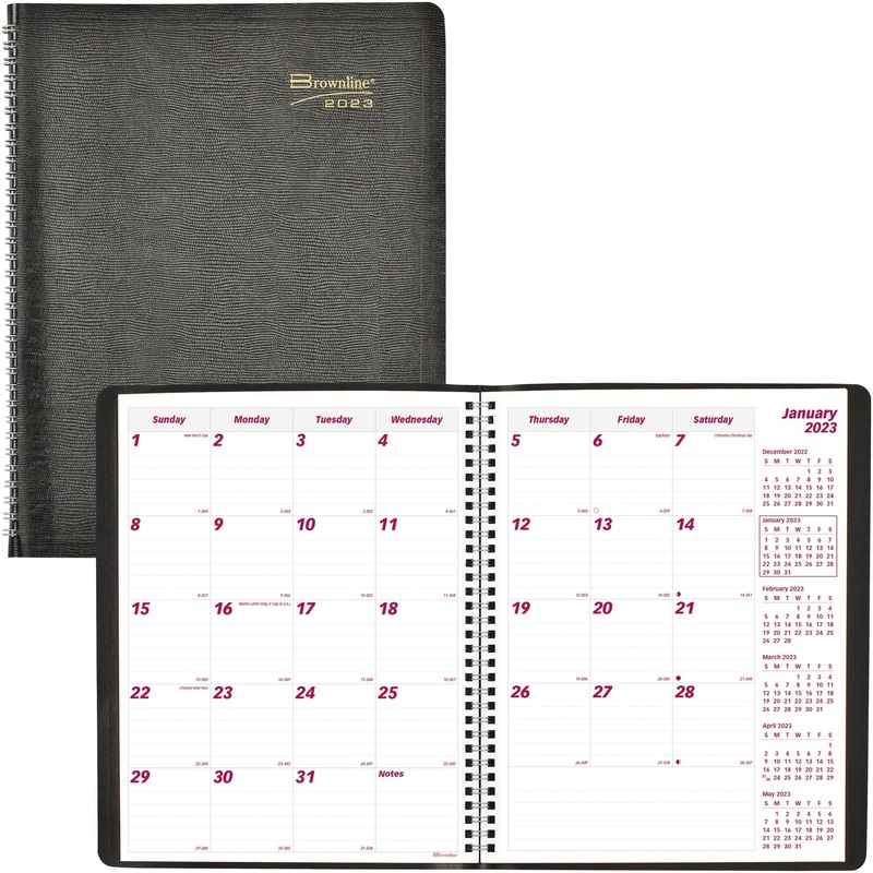 Brownline Monthly Planner – REDCB1262BLK