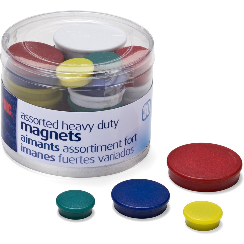 Officemate Heavy-Duty Assorted Magnets – OIC92501