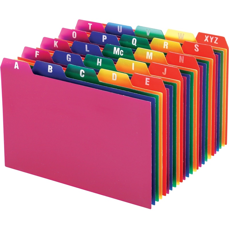 Oxford A-Z Poly Filing Index Cards – OXF73154