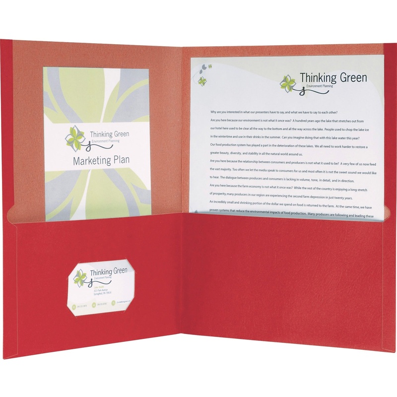 Oxford Oxford Letter Recycled Pocket Folder – OXF78511