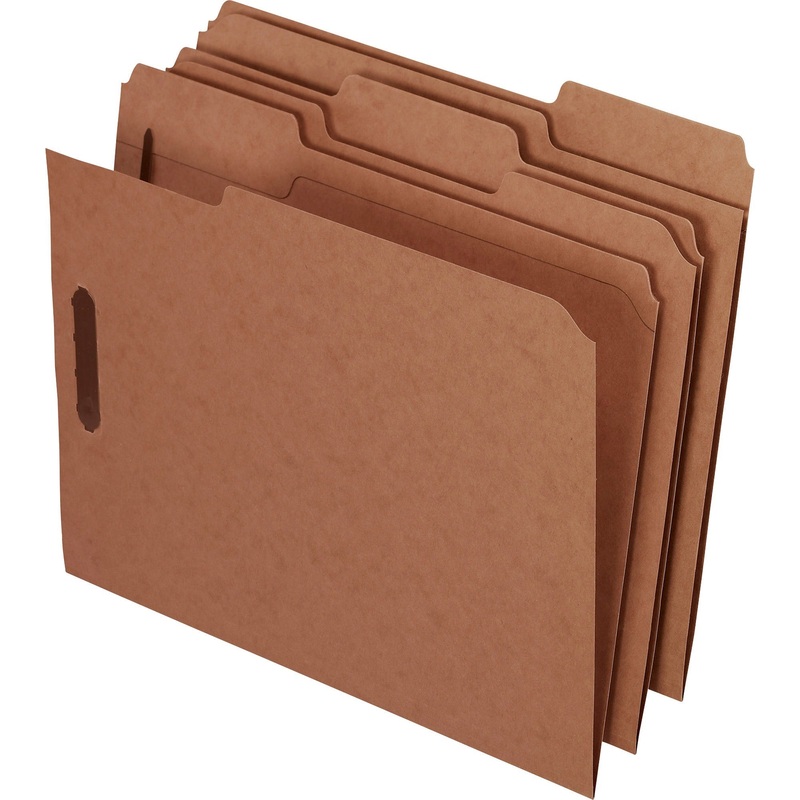 Pendaflex 1/3 Tab Cut Letter Recycled Fastener Folder – PFXFK212